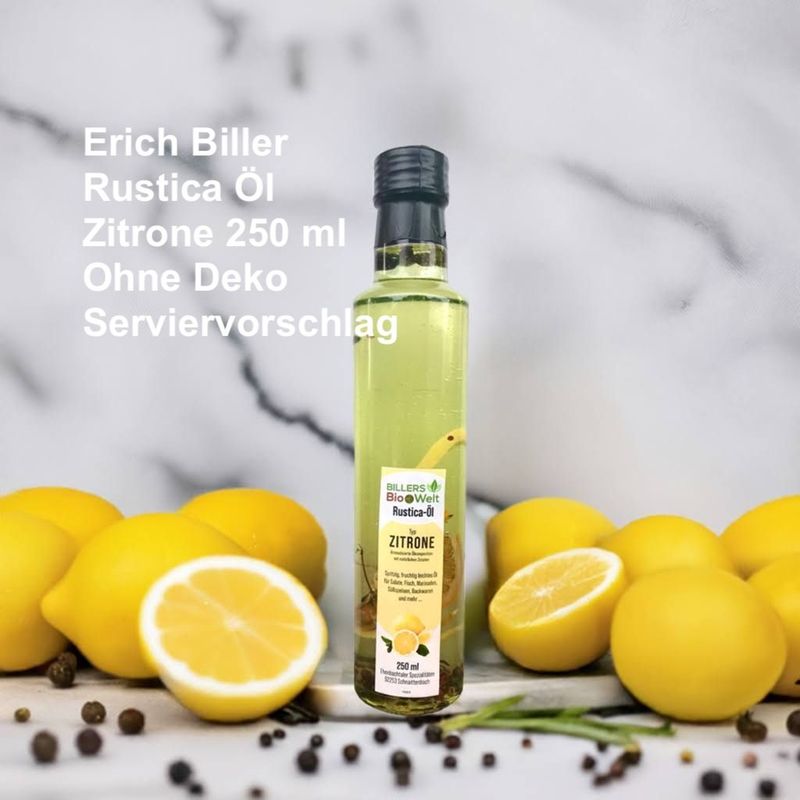 Erich Biller Rustica Bio Öl Typ Zitrone 250ml Erich Biller Rustica Bio Öl Typ Zitrone 250ml
