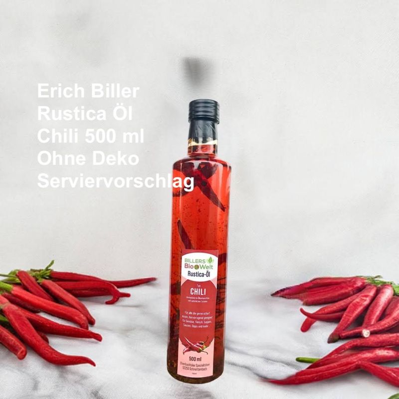 Erich Biller Rustica Bio Öl Typ Chili 500ml Erich Biller Rustica Bio Öl Typ Chili 500ml
