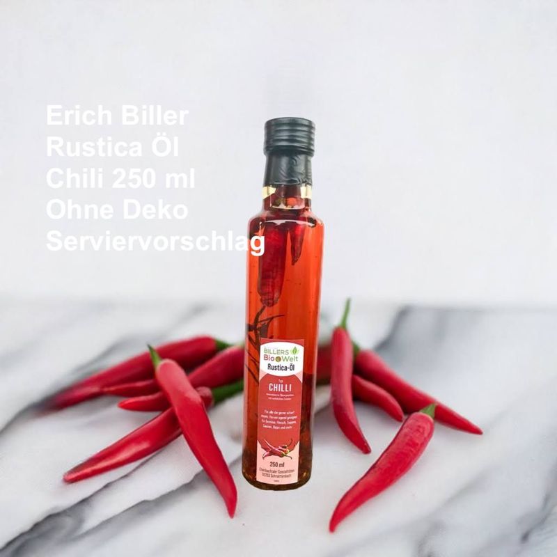 Erich Biller Rustica Bio Öl Typ Chili 250ml Erich Biller Rustica Bio Öl Typ Chili 250ml