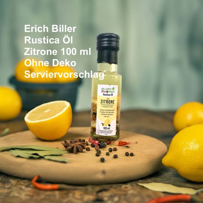 Erich Biller Rustica Bio Öl Typ Zitrone 100ml Erich Biller Rustica Bio Öl Typ Zitrone 100ml