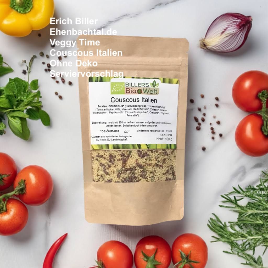 Erich Biller Bio Veggy Time Couscous Italien