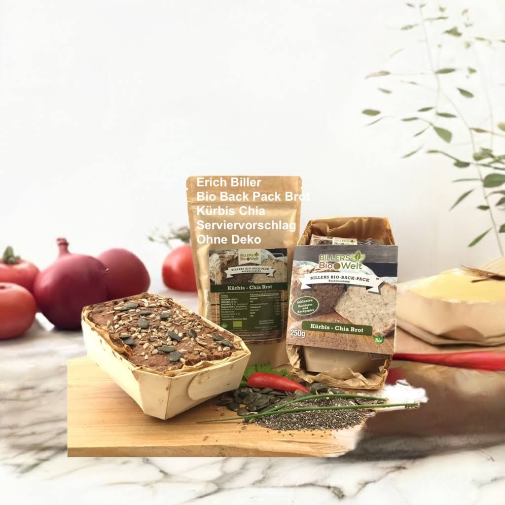 Erich Biller Bio Back Pack Brot Kürbis Chia