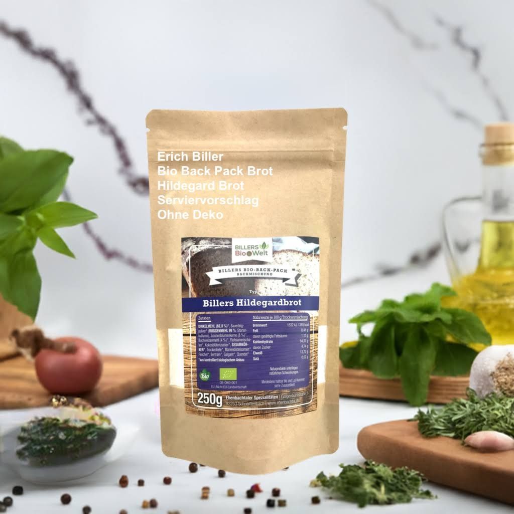 Erich Biller Bio Back Pack Brot Nachfüllpackung Hildegard Brot