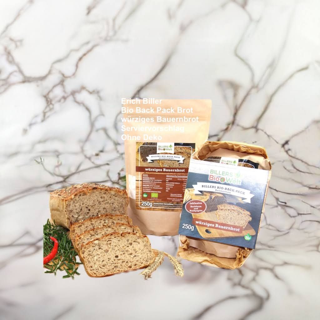 Erich Biller Bio Back Pack Brot würziges Bauernbrot