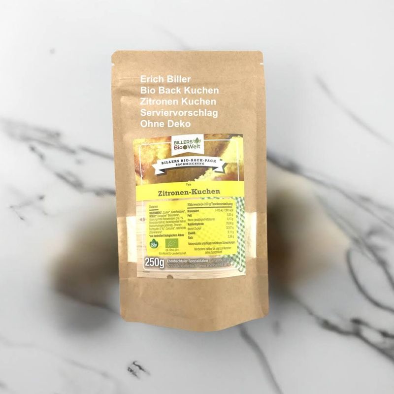 Erich Biller BIO Back Pack Kuchen Nachfüllpack Zitrone Erich Biller BIO Back Pack Kuchen Nachfüllpack Zitrone