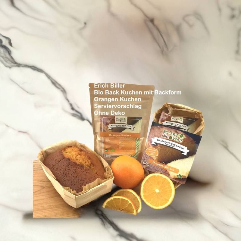Erich Biller Bio Back Pack Orangen Kuchen inkl. Backform Erich Biller Bio Back Pack Orangen Kuchen inkl. Backform
