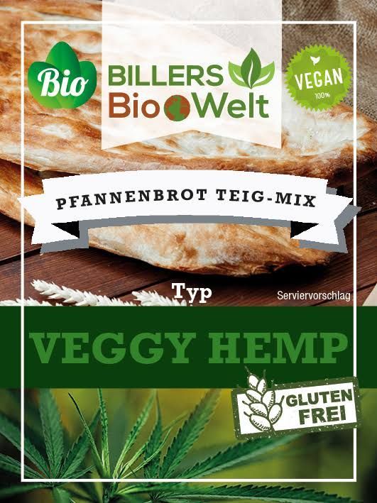 Erich Biller Bio Pfannenbrot Veggy HEMP