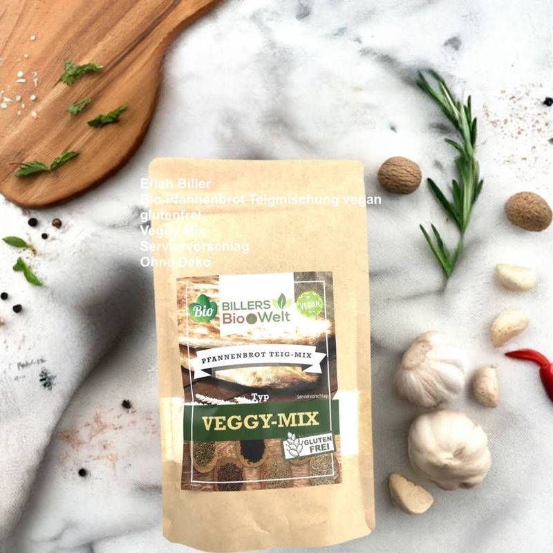 Erich Biller Bio Pfannenbrot Veggy MIX Erich Biller Bio Pfannenbrot Veggy MIX
