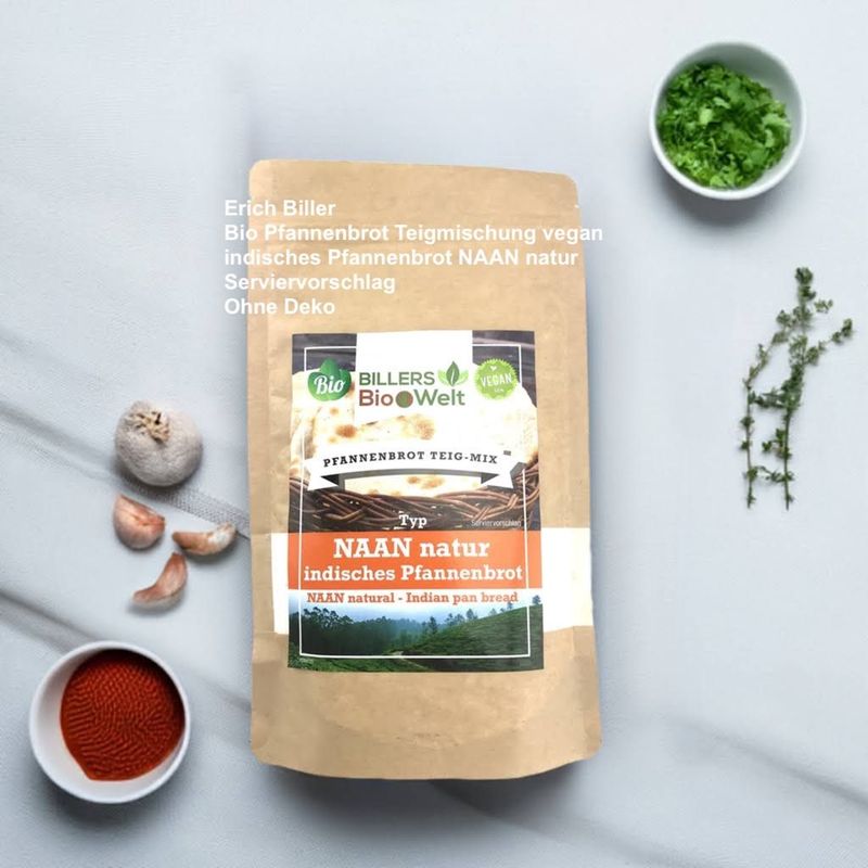 Erich Biller Bio Pfannenbrot NAAN natur Erich Biller Bio Pfannenbrot NAAN natur