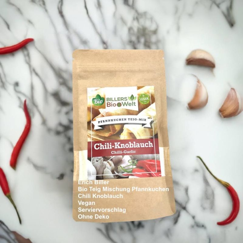 Erich Biller Bio Teig Mischung Pfannkuchen Chili Knoblauch Erich Biller Bio Teig Mischung Pfannkuchen Chili Knoblauch