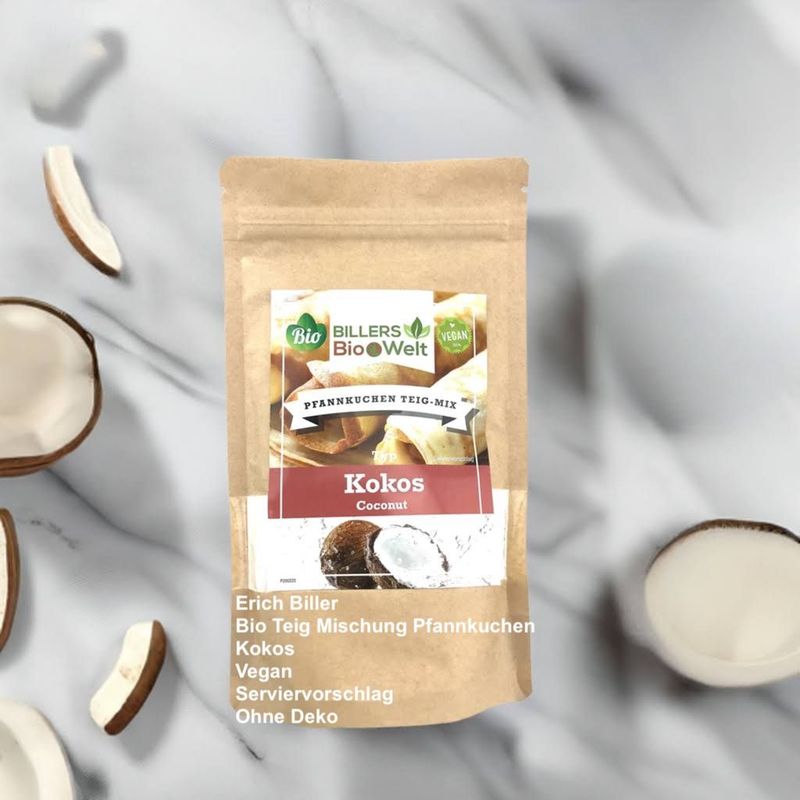 Erich Biller Bio Teig Mischung Pfannkuchen Kokos Erich Biller Bio Teig Mischung Pfannkuchen Kokos