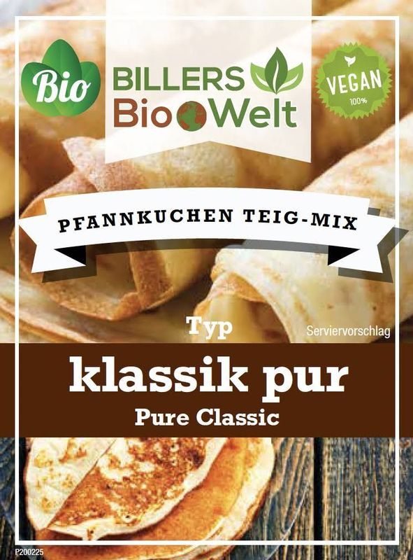 Erich Biller Bio Teig Mischung Pfannkuchen klassik pur Erich Biller Bio Teig Mischung Pfannkuchen klassik pur