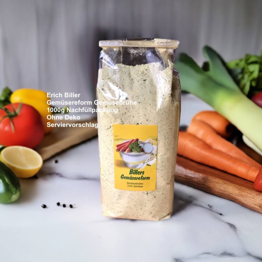 Erich Biller Gemüsereform Gemüsebrühe Nachfüllpackung 1000g