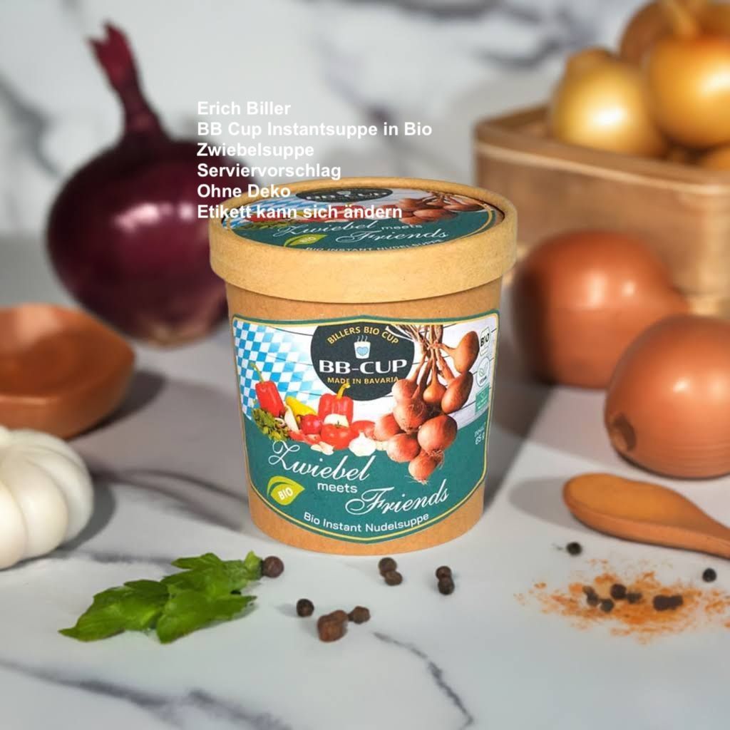 Erich Biller BBCup Bio Instantsuppe Zwiebelsuppe