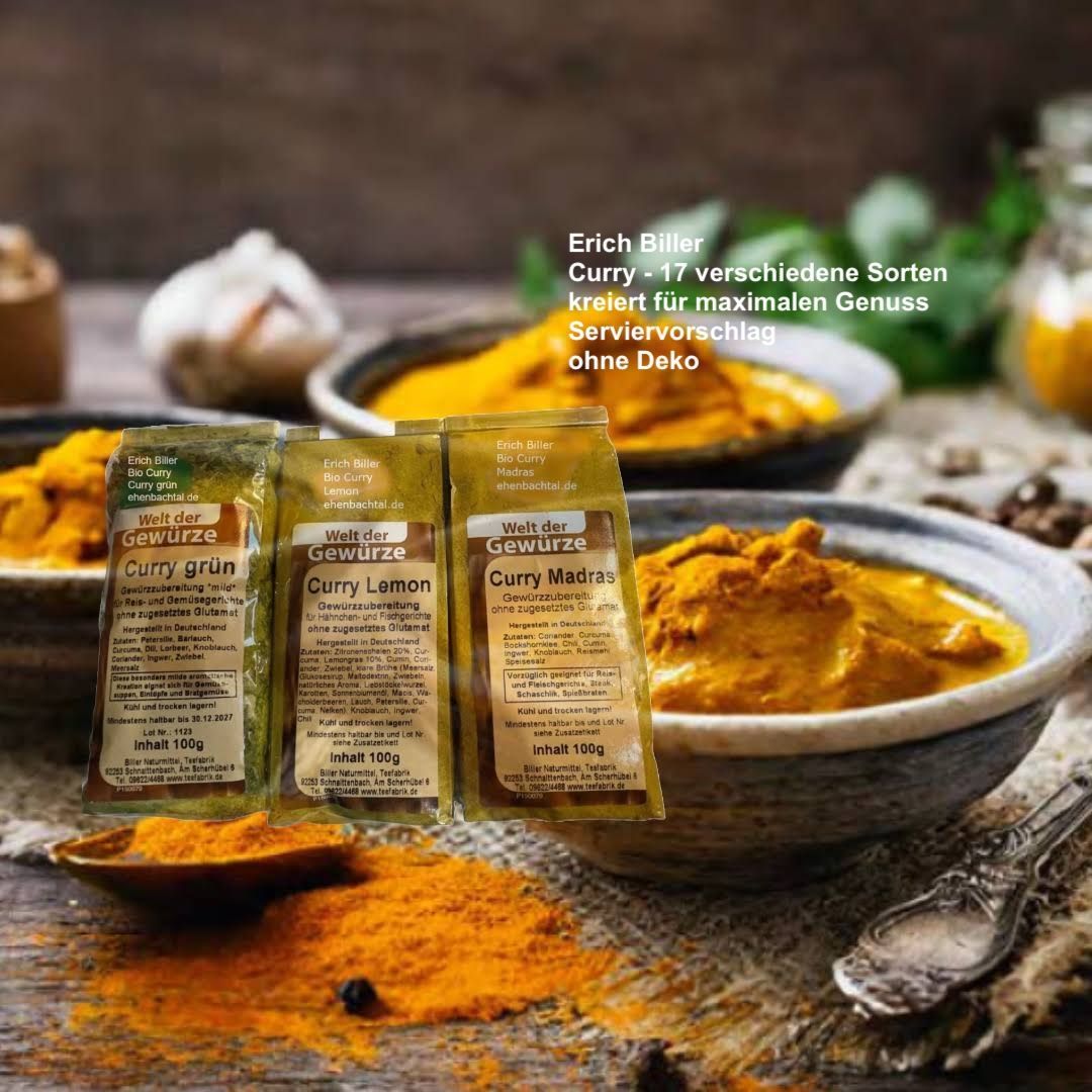 Erich Biller BIO Curry Mischung - Ras-el Hanout (Gewürzzubereitung)