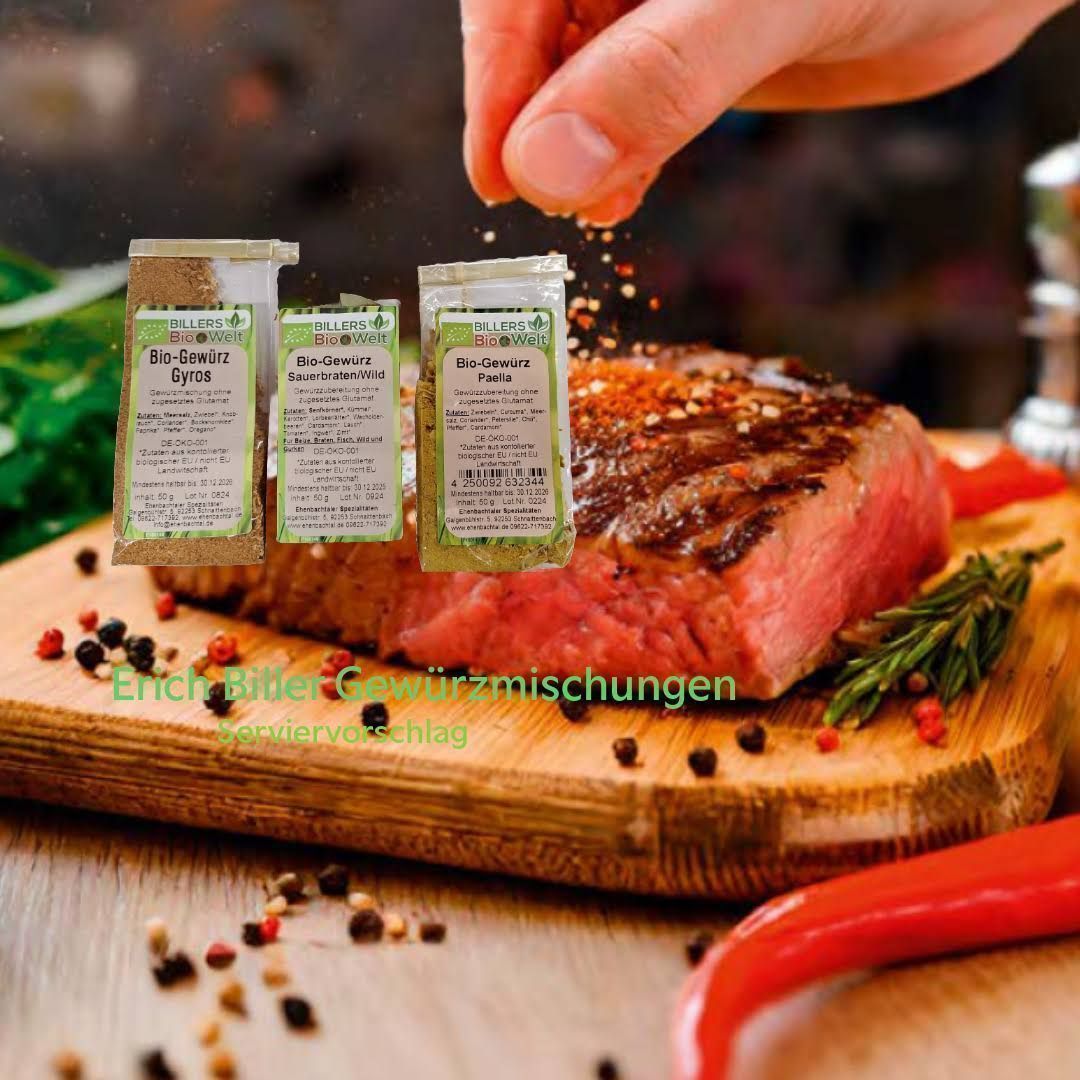 Erich Biller BIO Gewürzmischung - Geflügel Hähnchen (Gewürzzubereitung)