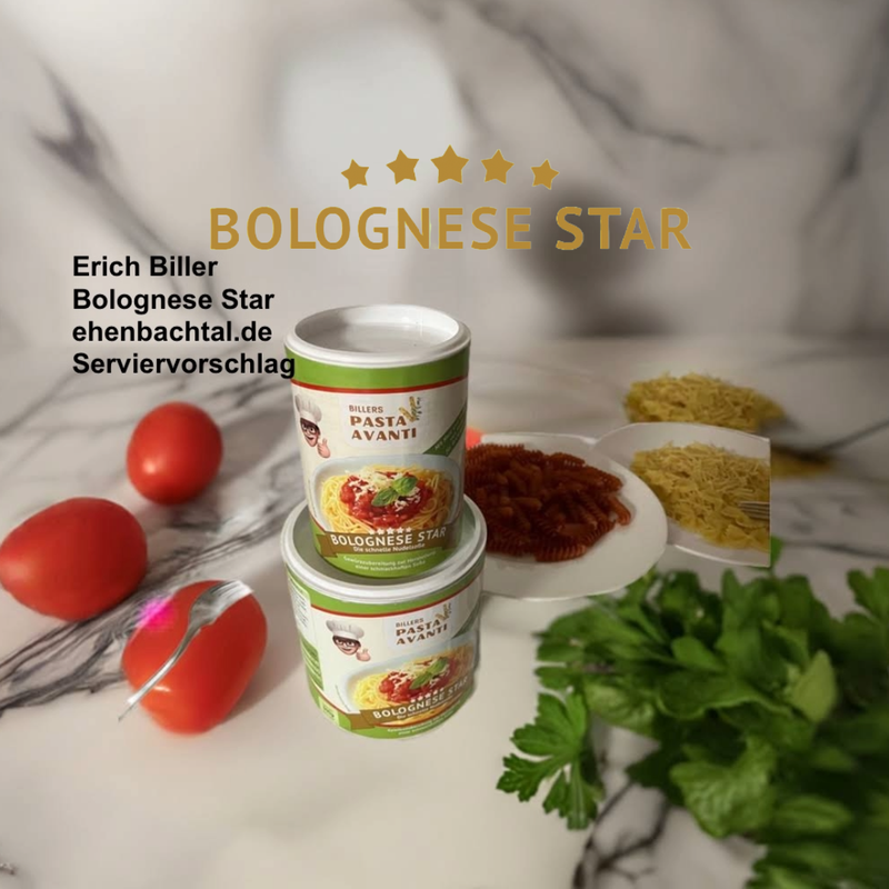 Erich Biller Pasta Avanti Bolognese Star 150g Erich Biller Pasta Avanti Bolognese Star 150g
