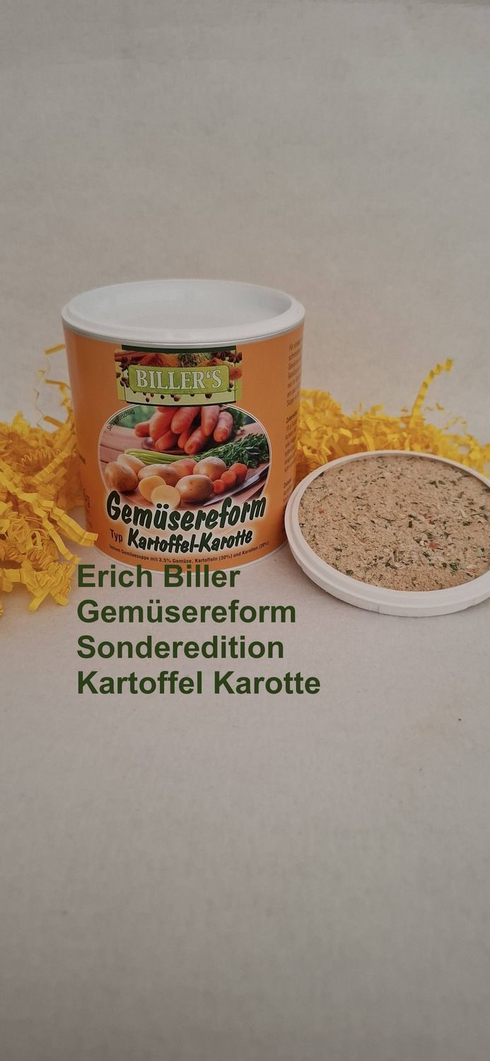 Erich Biller Gemüsereform Kartoffel Karotte Sonderedition Gemüsebrühe 350g
