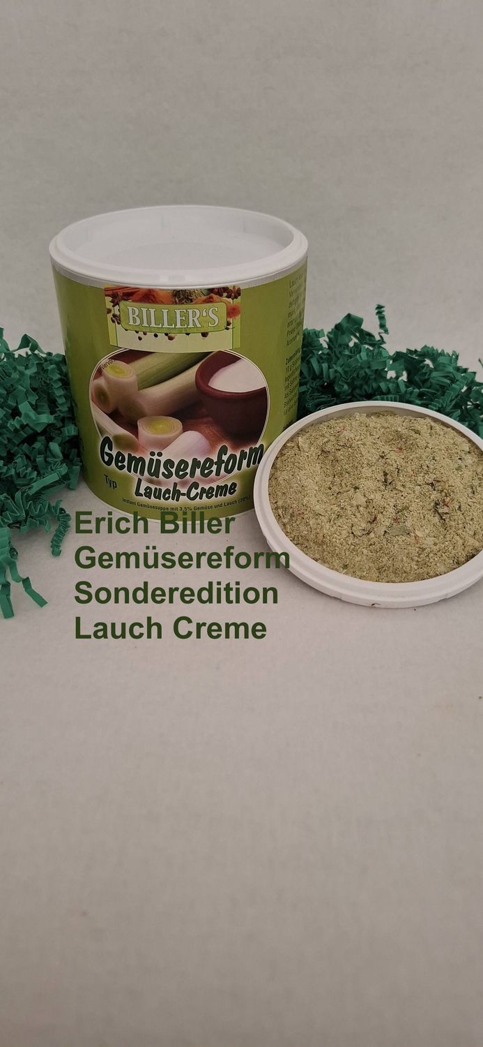 Erich Biller Gemüsereform Lauch Creme Sonderedition Gemüsebrühe 350g