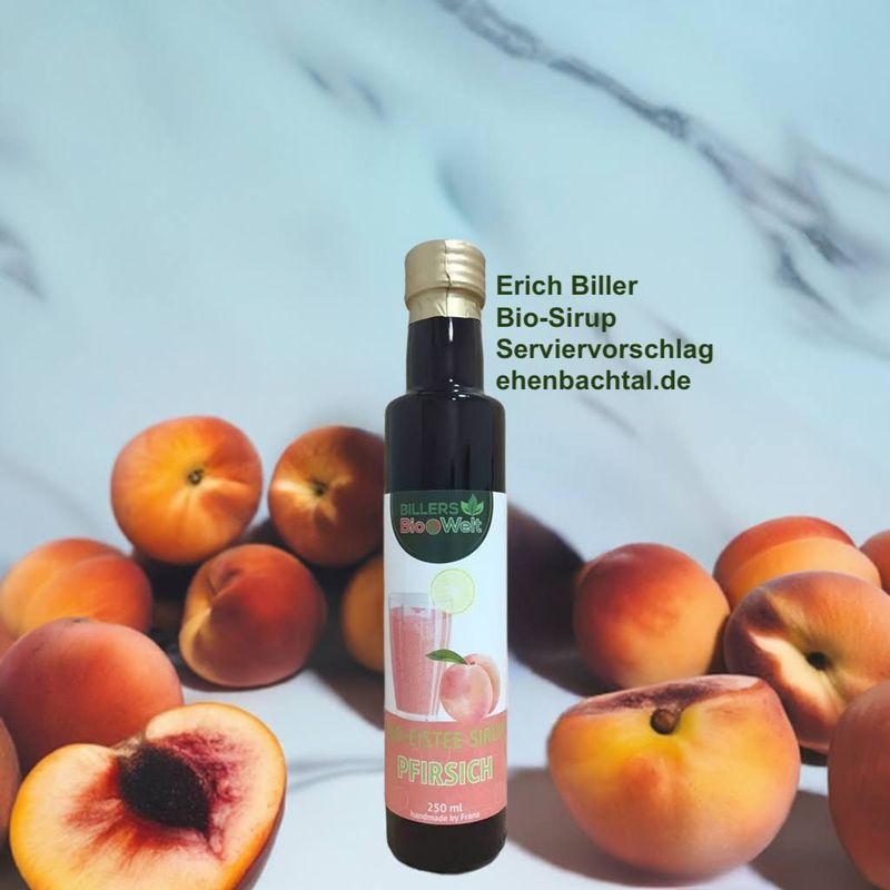 Erich Biller Bio Sirup Eistee Pfirsich Erich Biller Bio Sirup Eistee Pfirsich
