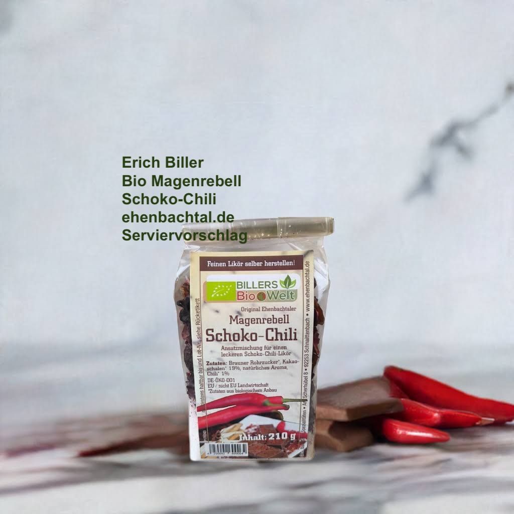 Erich Biller Bio Magenrebell Schoko-Chili