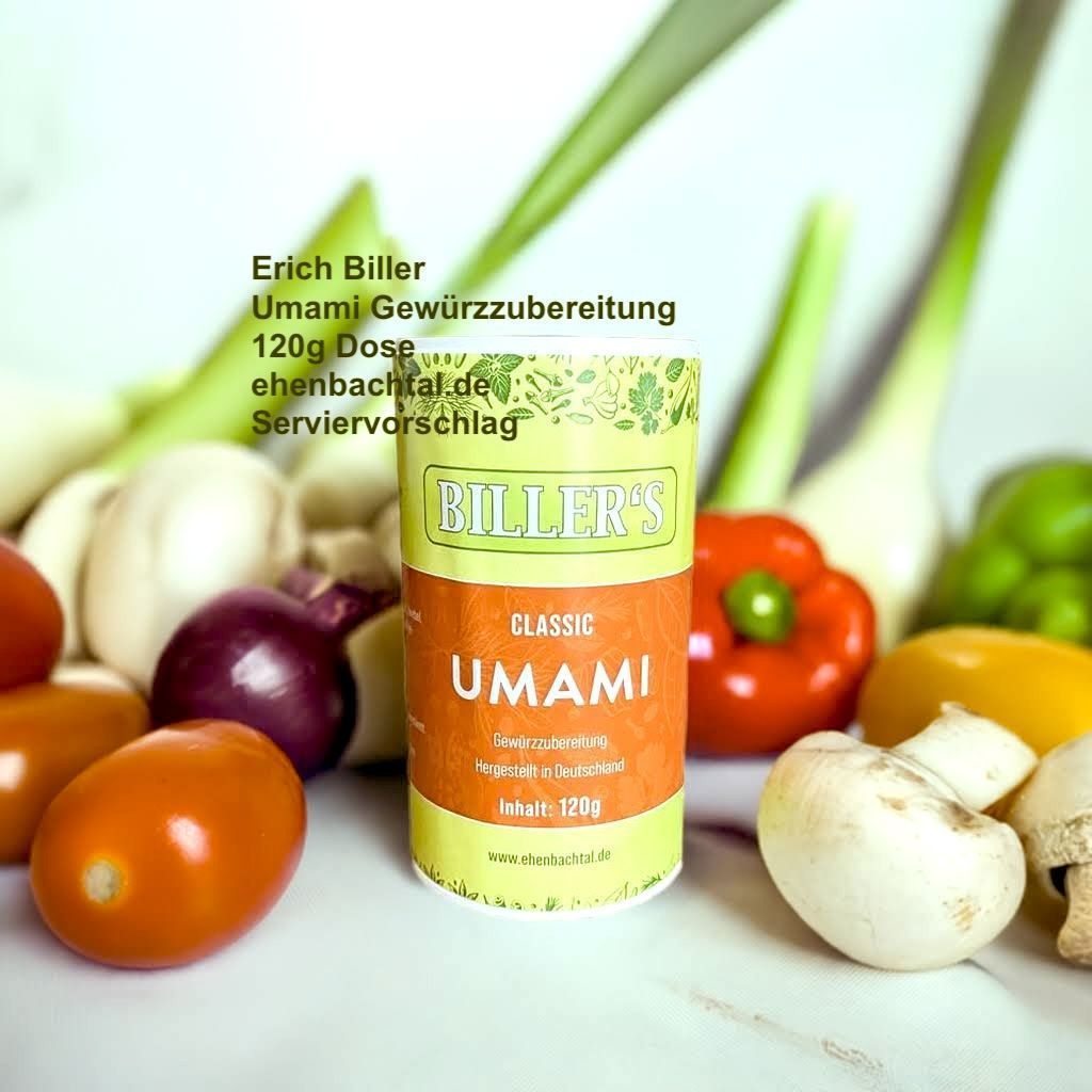 Erich Biller Gewürzzubereitung - Umami classic 120g Dose