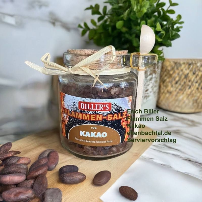 Erich Biller Flamm Salz Kakao, 250g Glas Erich Biller Flamm Salz Kakao, 250g Glas