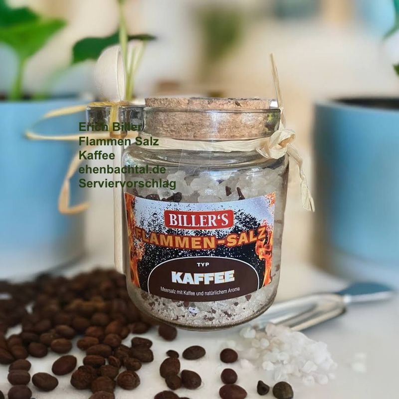 Erich Biller Flamm Salz Kaffee, 250g Glas Erich Biller Flamm Salz Kaffee, 250g Glas