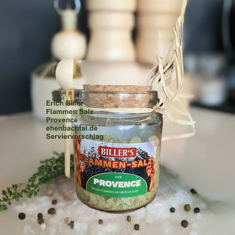 Erich Biller Flamm Salz Provence, 250g Glas Erich Biller Flamm Salz Provence, 250g Glas