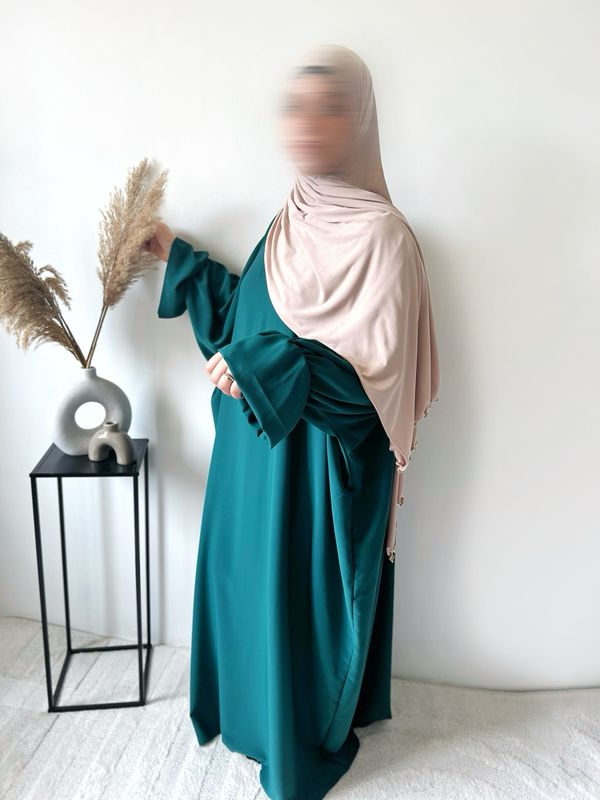 Abaya LINA vert canard
