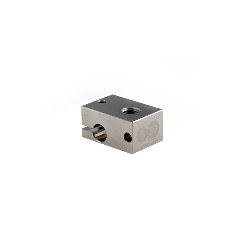 v6 Plated Copper Heater Block including Fixings