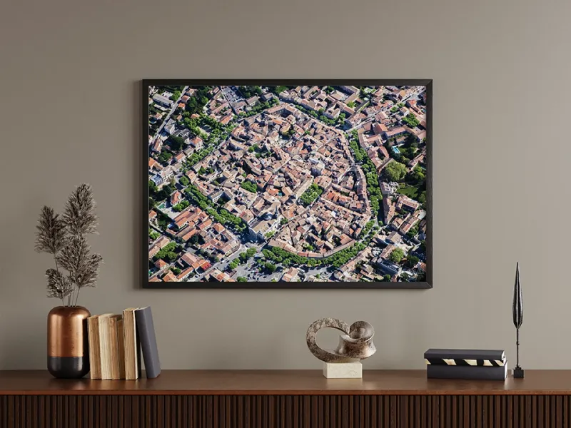 Saint-Rémy vu du ciel