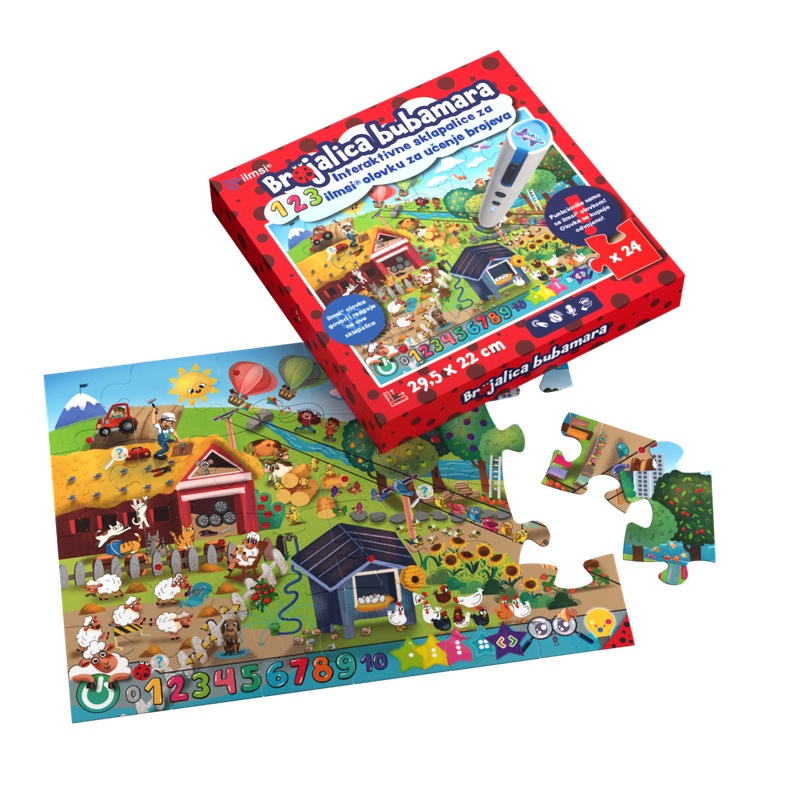 Puzzle &quot;Brojalica bubamara&quot;
