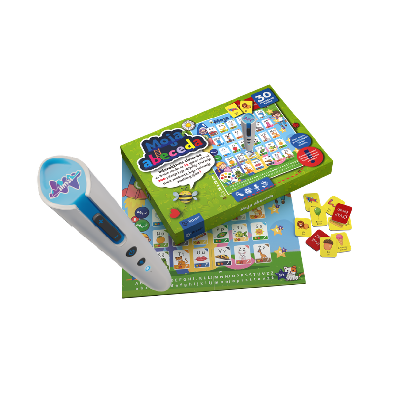 Set - ilmsi-Stift und Buchstabenlernenspiel &quot;Moja abeceda&quot;