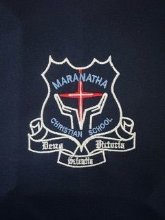 Maranatha Christian School - Normal school badge / Full colour pocket