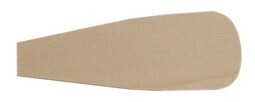 Pyramidenflügel, 1,6 mm Sperrholz, Blattlänge 100 mm
ohne oder mit Schaft