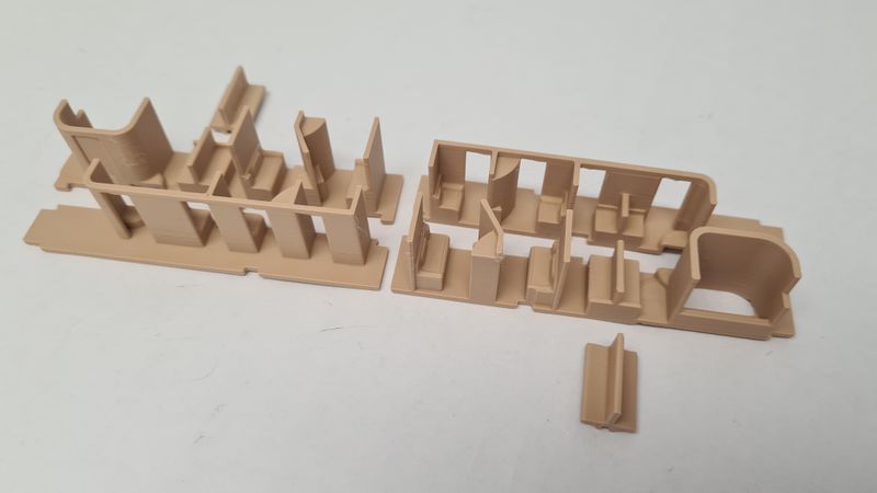 Inneneinrichtung 3D Druck für Märklin 346/3 4010 346/3J 4011 D-ZUG Schürzenwagen DSG / CIWL Schlafwagen