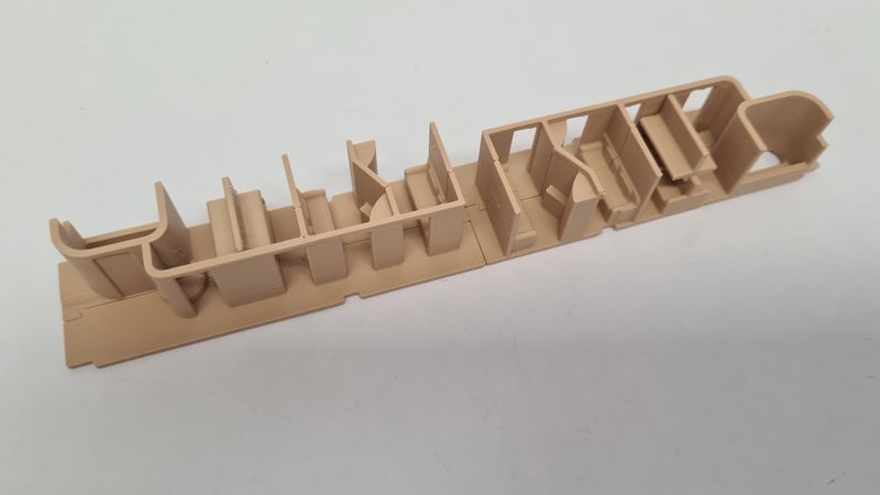 Inneneinrichtung 3D Druck für Märklin 346/3 4010 346/3J 4011 D-ZUG Schürzenwagen DSG / CIWL Schlafwagen
