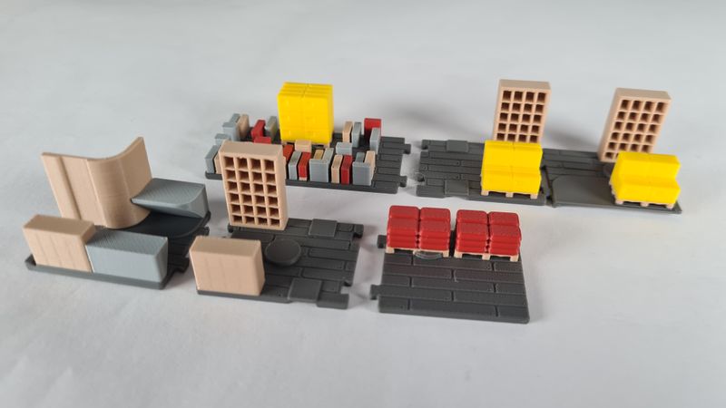 Inneneinrichtung 3D Druck für Märklin 4026 4044 Primex 4009 Hobby 40541 D-ZUG Gepäckwagen Postwagen MEHRFARBIG