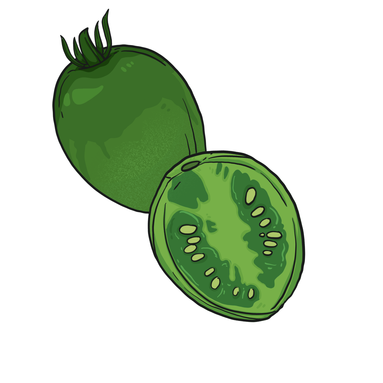 Frosted Green Doctor Cherry Tomato