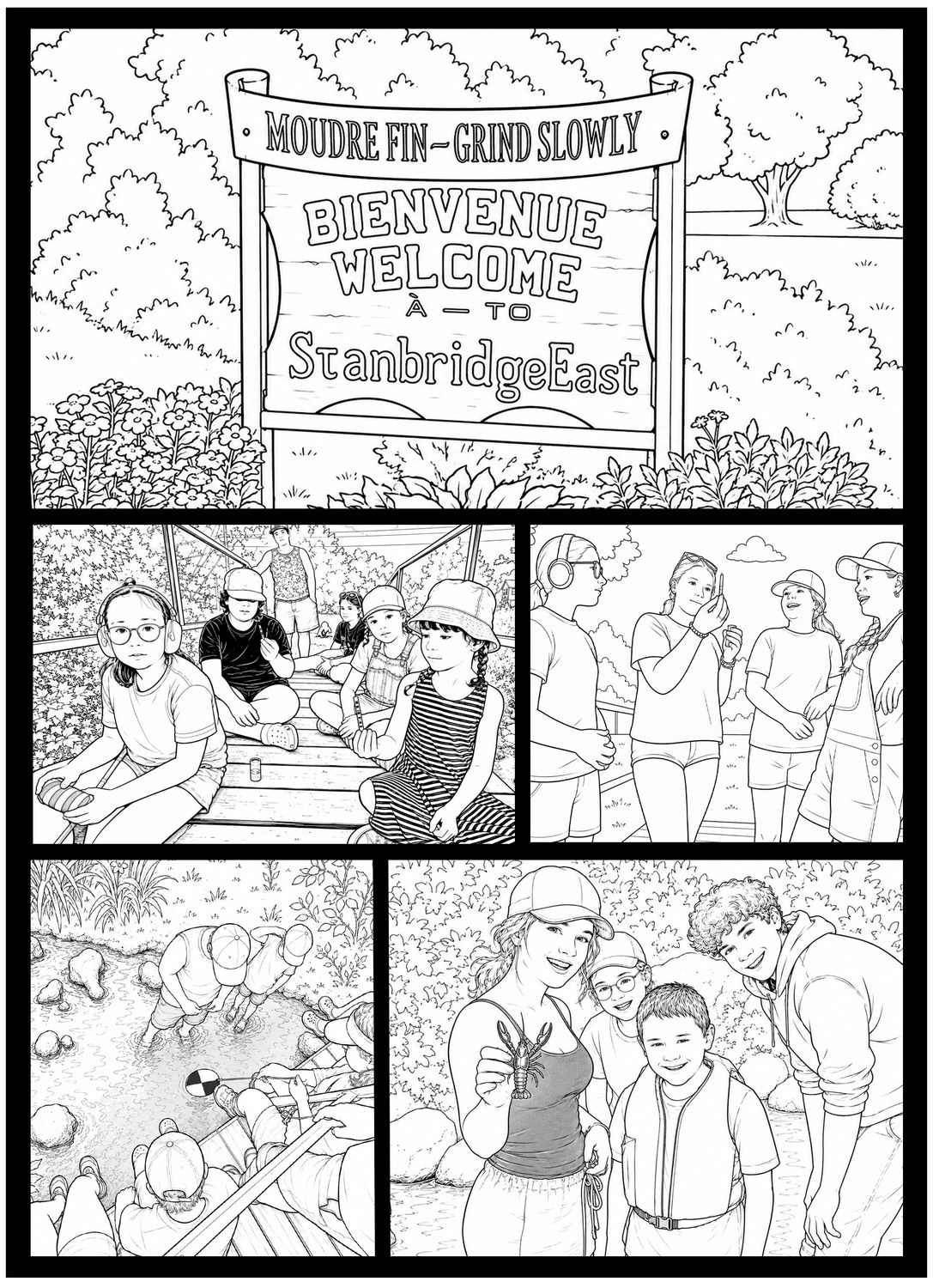 RIVER PROTECTION SECRET SERVICES The Le Noyau River Camp Comic Book
