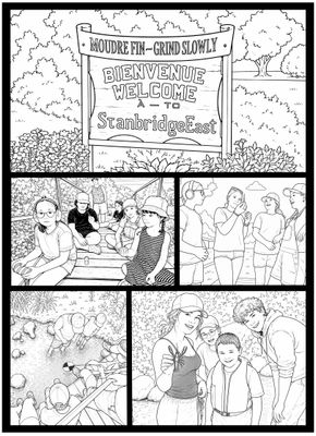 RIVER PROTECTION SECRET SERVICES The Le Noyau River Camp Comic Book