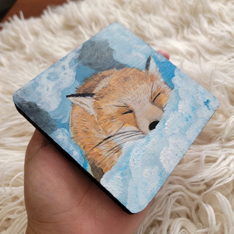 Sleepy Fox Coaster
