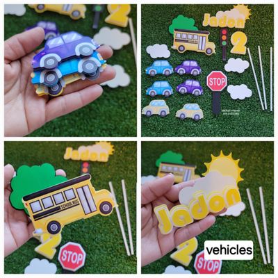 Themed Personalized Cake Topper 