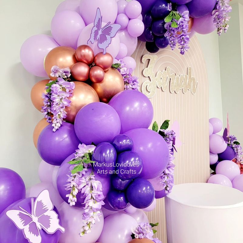 LUSH BUTTERFLY BALLOON DECOR
