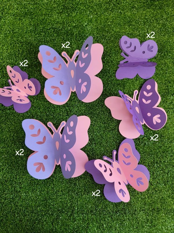 Butterfly cut outs