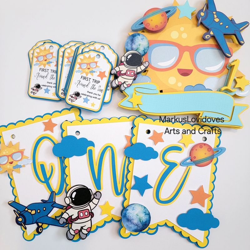 First Trip Around the Sun Party - 12pcs set