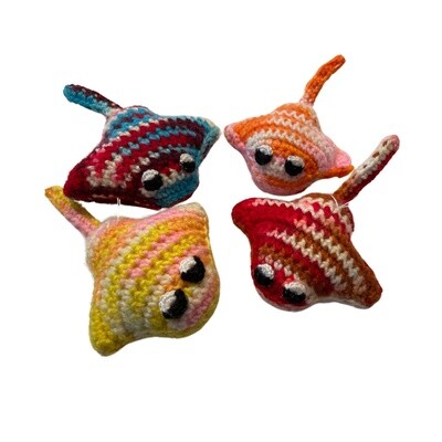 Plush Crochet Stingray 3&quot;