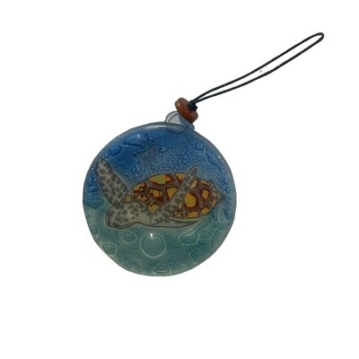 Ornament Glass Manatee/Dolphin/Turtle
