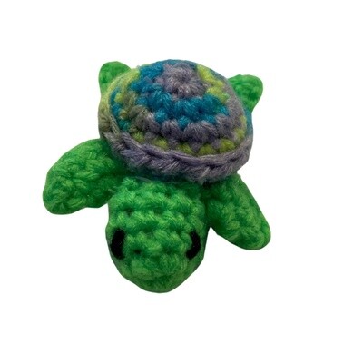 Plush Crochet Turtle 3"